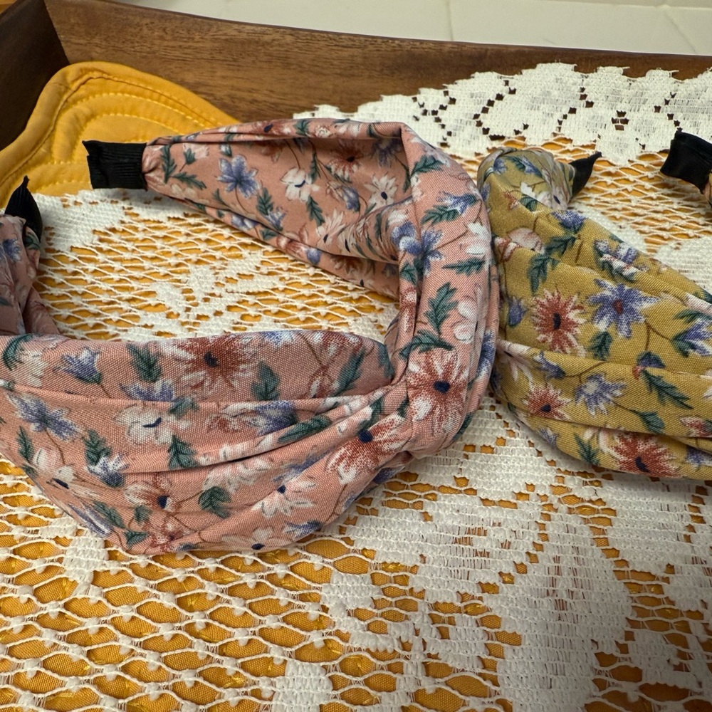 Floral Headbands - Set of 3